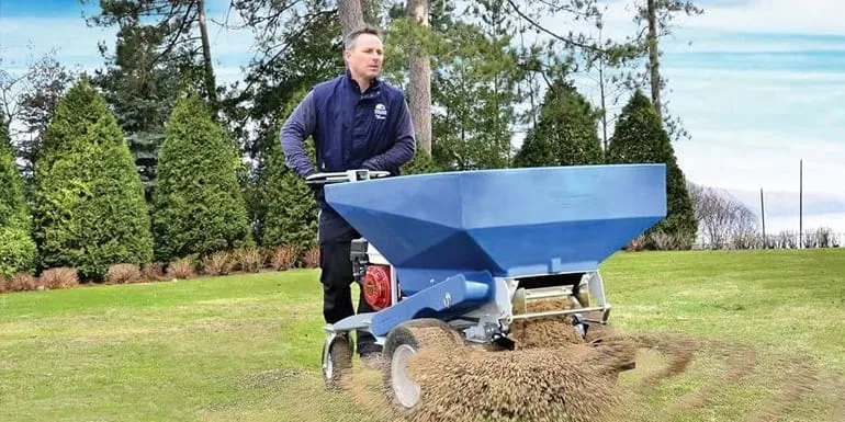lawn top dressing